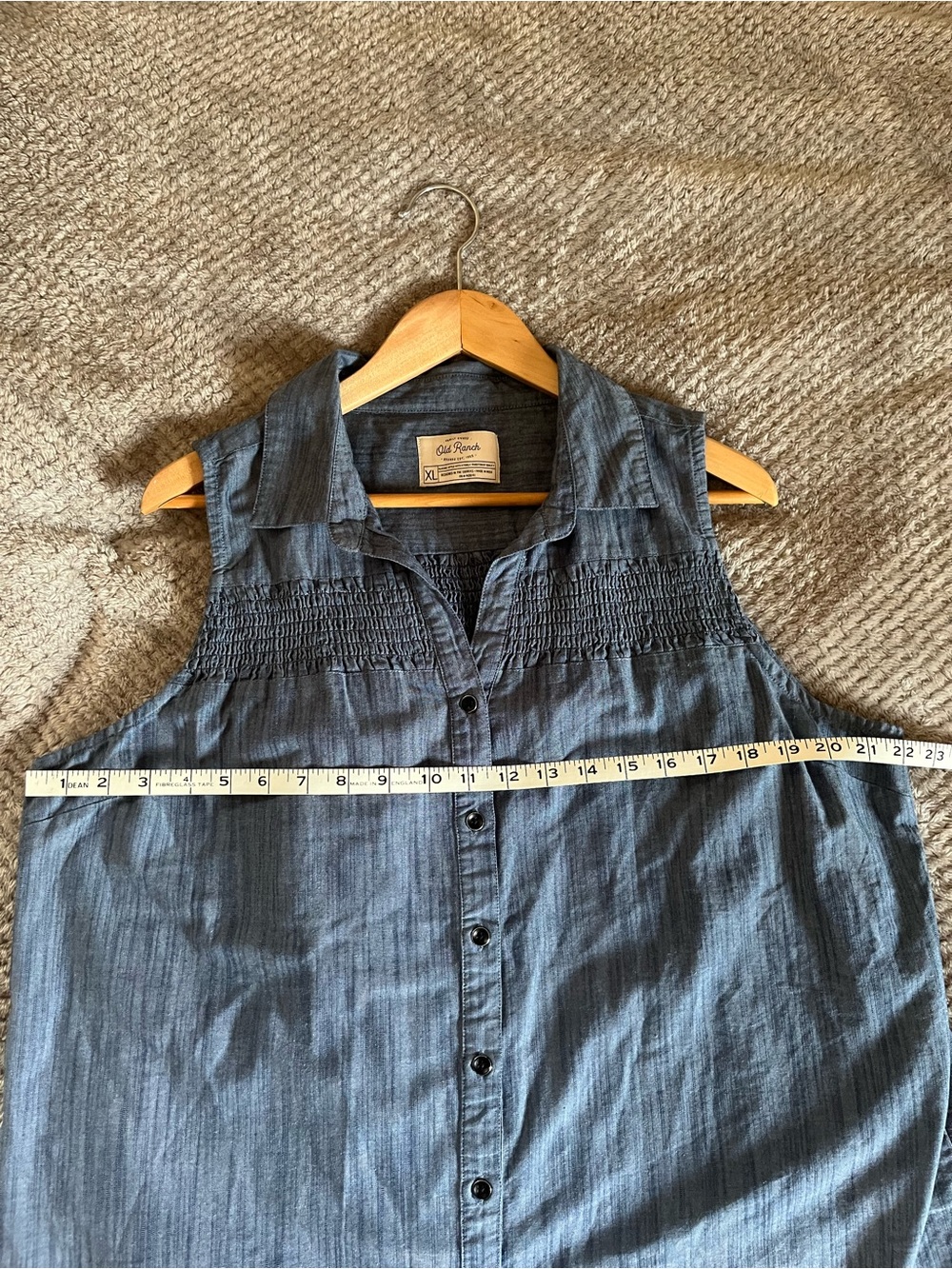Old Ranch Denim Tank - Picture 5 of 7